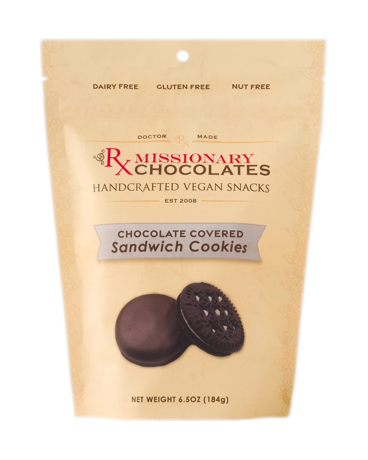 Chocolate covered Sandwich Cookies