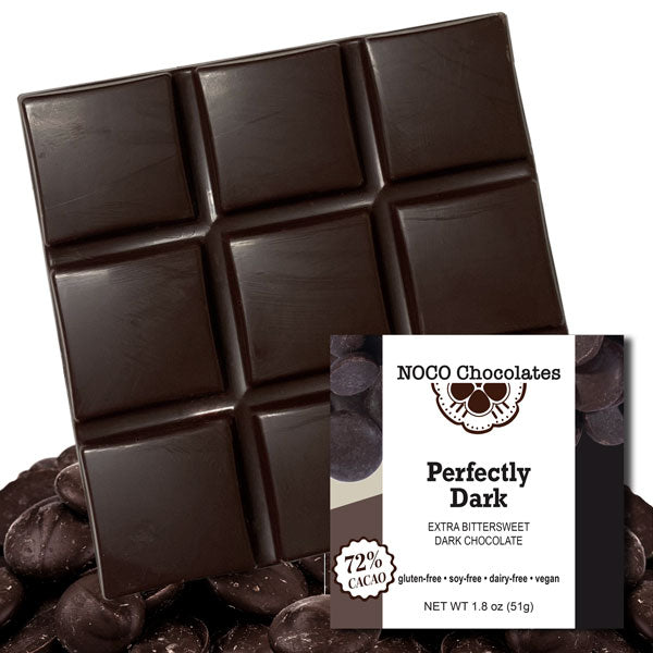 Perfectly Dark™  72% Dark Chocolate Bar | Vegan • Dairy-Free