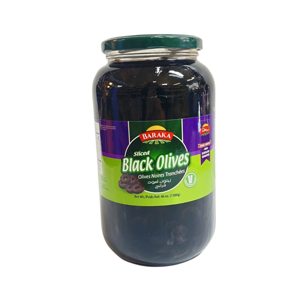Baraka Slicked Black Olives 1300G