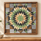 Amish-Made Barn Quilt | Reclaimed Wood | 20.75 × 20.75 in
