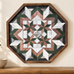 Amish-Made Barn Quilt | Reclaimed Wood | 20.75 × 20.75 in
