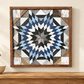 Amish-Made Barn Quilt | Reclaimed Wood | 20.75 × 20.75 in