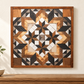 Amish-Made Barn Quilt | Reclaimed Wood | 20.75 × 20.75 in