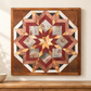 Amish-Made Barn Quilt | Reclaimed Wood | 20.75 × 20.75 in