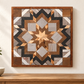 Amish-Made Barn Quilt | Reclaimed Wood | 20.75 × 20.75 in