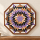Amish-Made Barn Quilt | Reclaimed Wood | 20.75 × 20.75 in