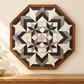 Amish-Made Barn Quilt | Reclaimed Wood | 20.75 × 20.75 in