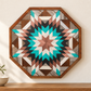 Amish-Made Barn Quilt | Reclaimed Wood | 20.75 × 20.75 in