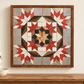 Amish-Made Barn Quilt | Reclaimed Wood | 20.75 × 20.75 in