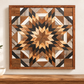 Amish-Made Barn Quilt | Reclaimed Wood | 20.75 × 20.75 in