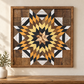 Amish-Made Barn Quilt | Reclaimed Wood | 20.75 × 20.75 in