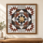 Amish-Made Barn Quilt | Reclaimed Wood | 20.75 × 20.75 in