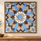 Amish Handmade Barn Quilt Wall Art – Reclaimed Barn Wood – 30.5” x 30.5”