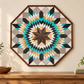 Amish Handmade Barn Quilt Wall Art – Reclaimed Barn Wood – 30.5” x 30.5”