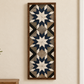 Handmade Amish Barn Quilt Banner Wall Art – 10.5in x 30in Reclaimed Wood Mosaic