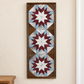Handmade Amish Barn Quilt Banner Wall Art – 10.5in x 30in Reclaimed Wood Mosaic