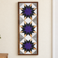 Handmade Amish Barn Quilt Banner Wall Art – 10.5in x 30in Reclaimed Wood Mosaic