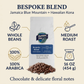 BESPOKE BLEND: Jamaica Blue Mountain + Hawaiian Kona Coffee (16oz Whole Beans)