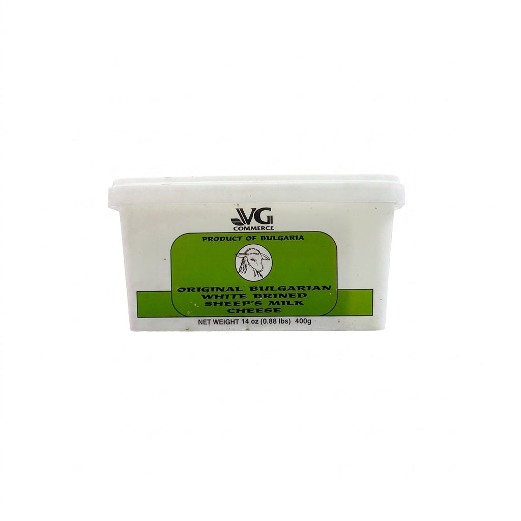 VG Commerce Bulgarian White Sheep's Milk Cheese 14 oz - Brined Feta