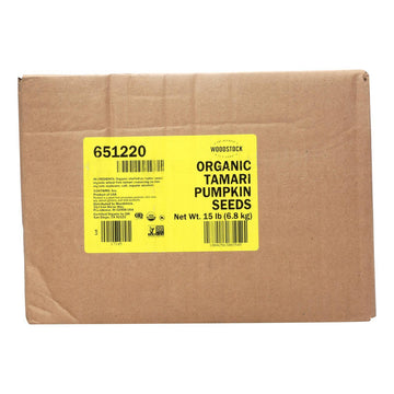 Woodstock Tamari Pumpkin Seeds (1X15Lb)