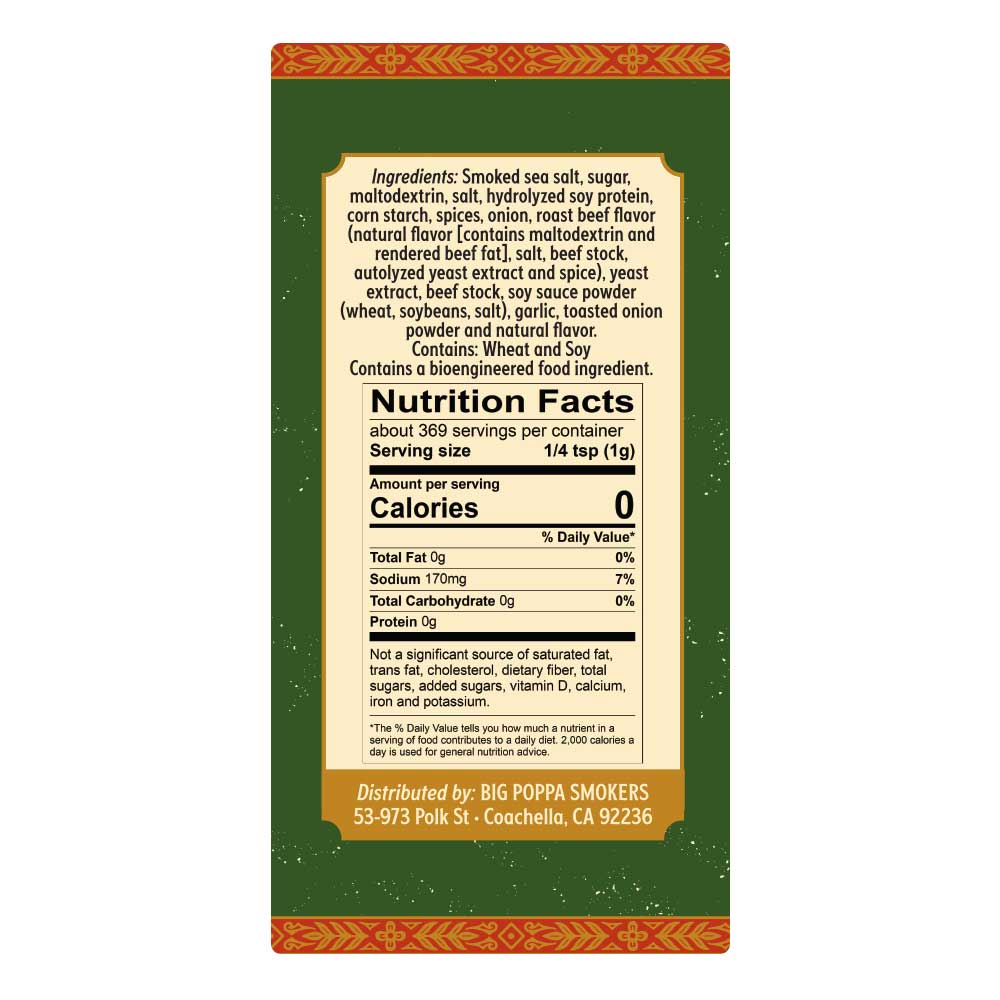 Big Poppa's Cash Cow Seasoning - 13oz
