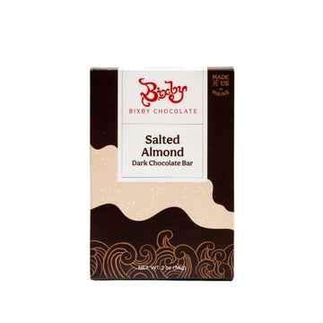 Dark Chocolate Salted Almond Chocolate Bar