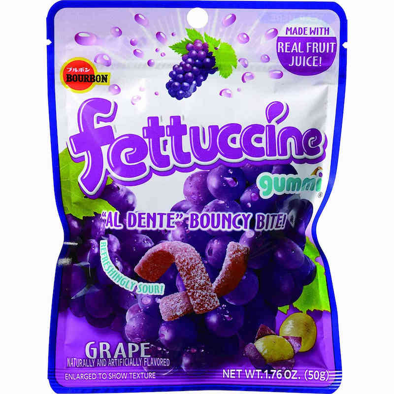 Bourbon Japan Fettuccine Gummy Chewy Candy Various Flavors