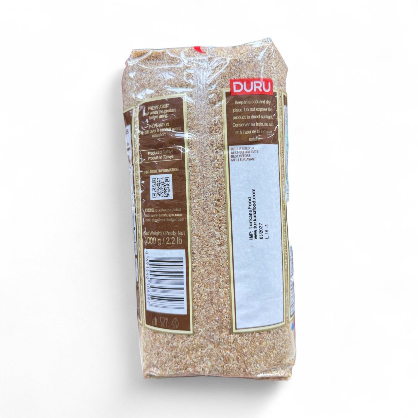 Duru Brown Fine Bulgur 1kg