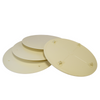 Bush Style Separator Plates -Color: Ivory - Pack: 12 Plates