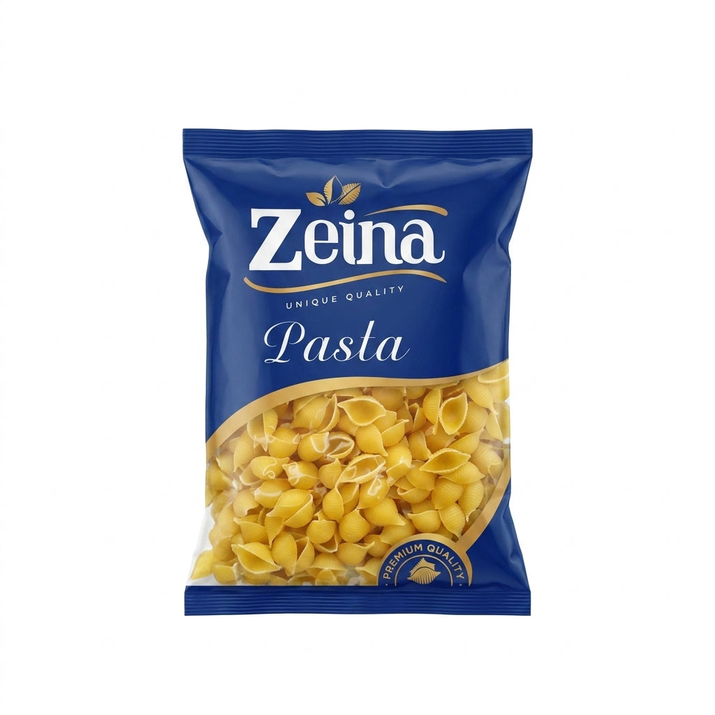 Zeina Pasta 454g - Premium Durum Wheat Semolina Shell Pasta