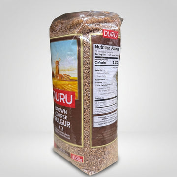 Duru Brown Coarse Bulgur #3 - 2.2 lb (1000g) Premium Turkish Wheat