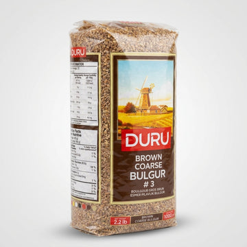 Duru Brown Coarse Bulgur #3 - 2.2 lb (1000g) Premium Turkish Wheat