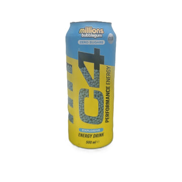 C4 Energy Millions Bubblegum – Energizing Bubblegum-Flavored Energy Drink 500mL Can (UK)