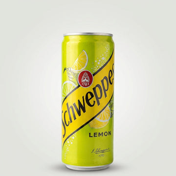 Schweppes Lemon 330ml - Premium Sparkling Citrus Beverage