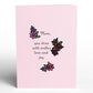 5x7" Floral Mom Suncatcher Card
