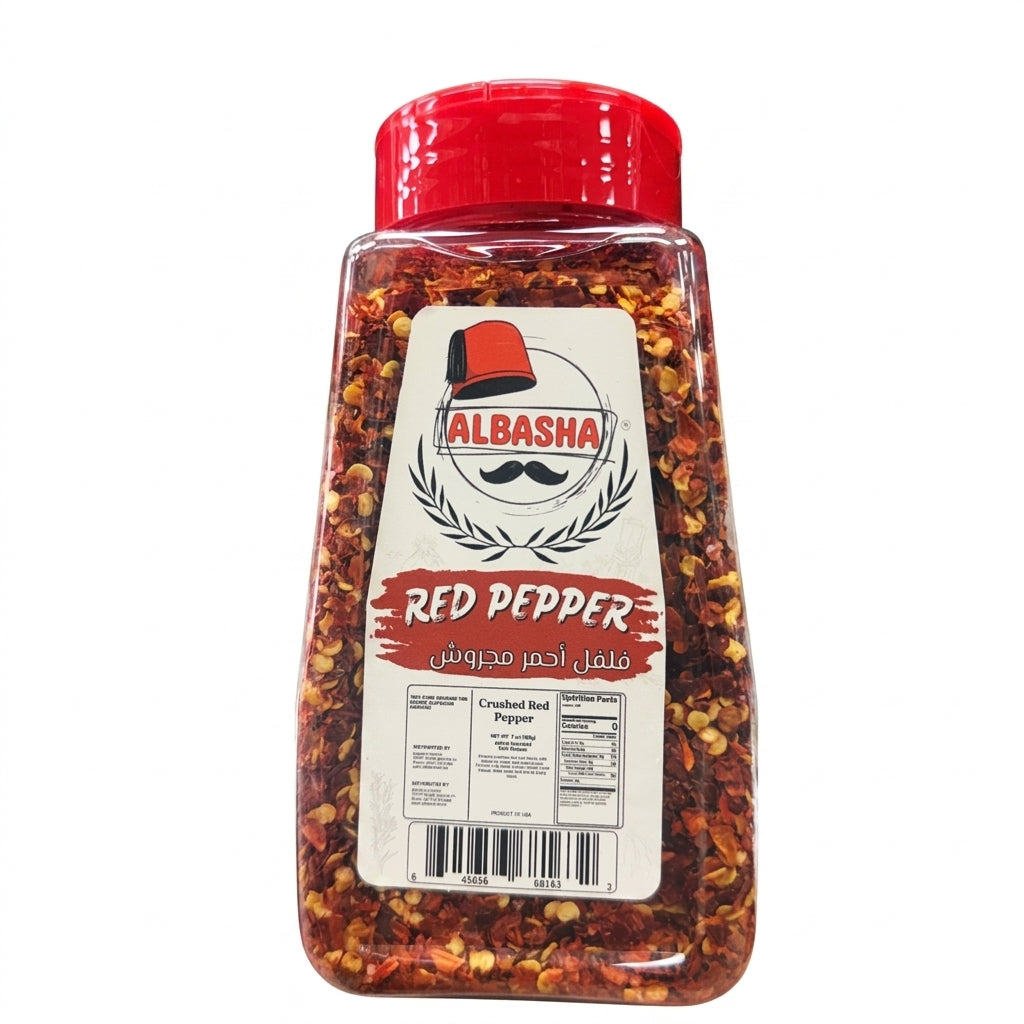 AlBasha Crushed Red Pepper - Premium Chili Flakes for Cooking