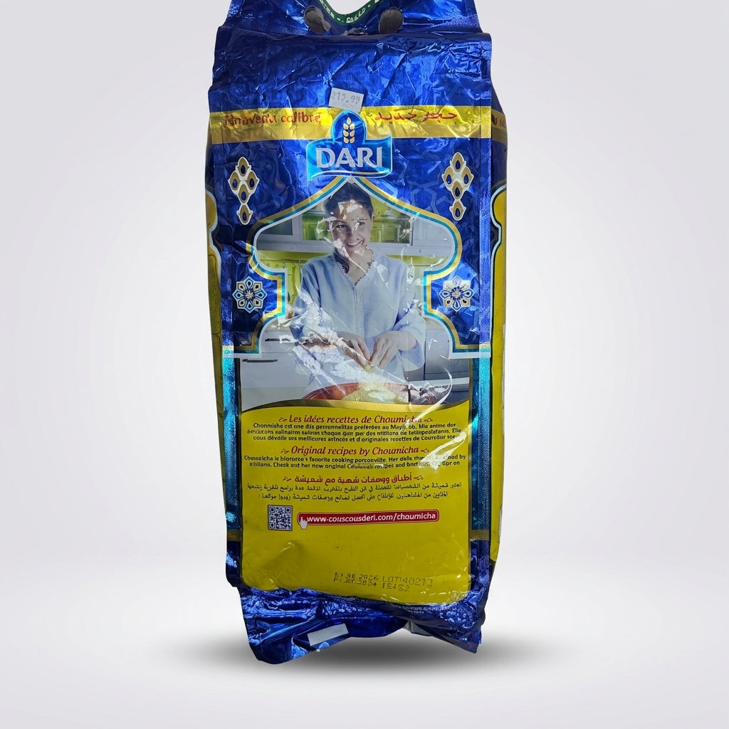 Dari Couscous 5kg - Premium Large Grain Gros Quality