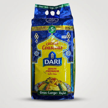Dari Couscous 5kg - Premium Large Grain Gros Quality