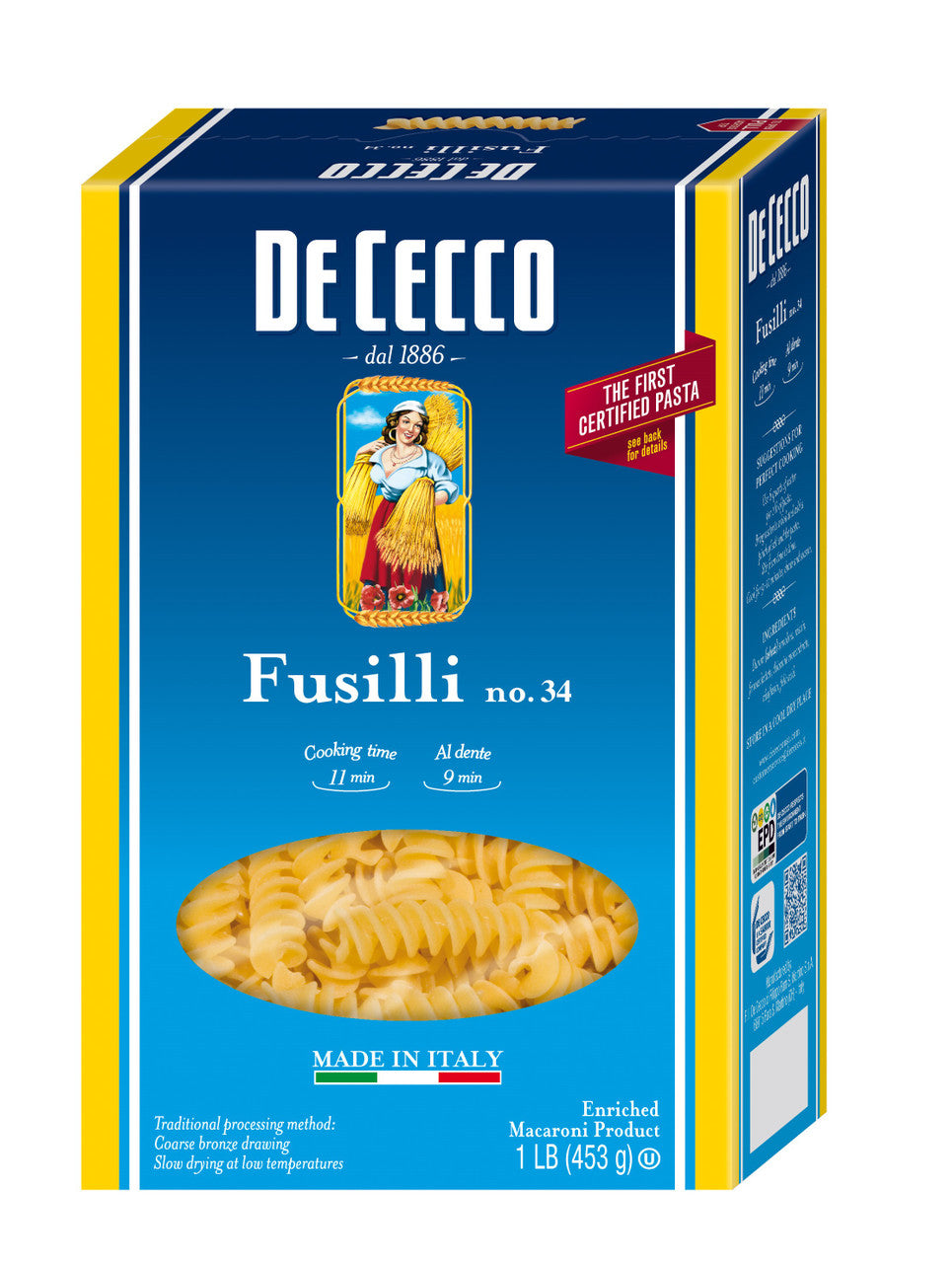 DECECCO FUSILLI #34 ( 12 X 16 OZ   )