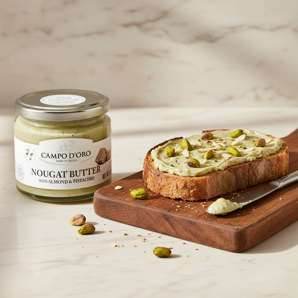 Campo D'Oro, Nougat Butter Sweet Cream Spread, 6.35 oz