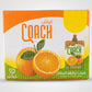 Coach Orange Flavored Drink 10 Pouches - Refreshing Vitamin-C Drink Mix