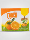Coach Orange Flavored Drink 10 Pouches - Refreshing Vitamin-C Drink Mix