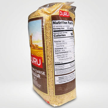 Duru Medium Coarse Bulgur #2 - Premium Turkish Wheat for Pilafs