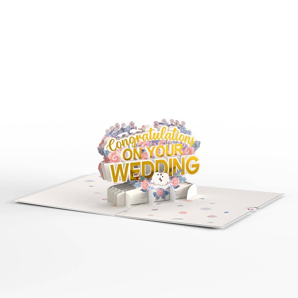 Wedding Congratulations 5''x7'' Card, Pop-Up Cards