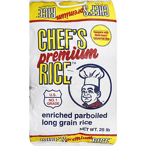 Chefs Rice Parboiled Long Grain Rice – 20lb
