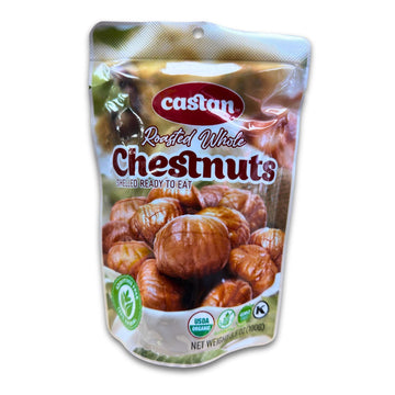 Castan Roasted Whole Chestnuts Snack – 6 Pack