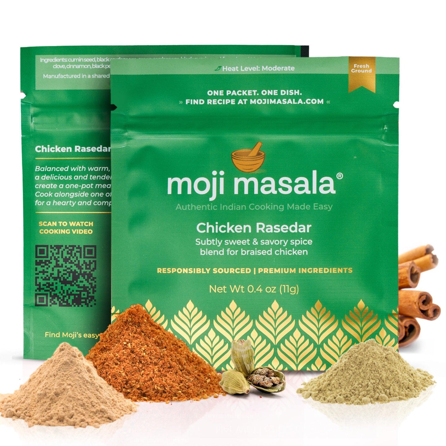 The Indian Chicken Trio — 3 Classic Dishes, 3 Packets