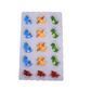 Cute Dinosaur - Cake or Cupcake Sugar Topper - Birthday Red, Green, Yellow, and Blue Dinosaur