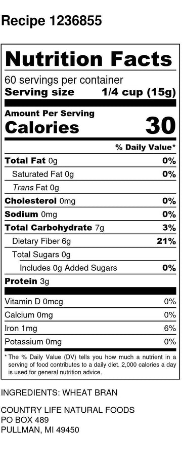Wheat Bran, Organic