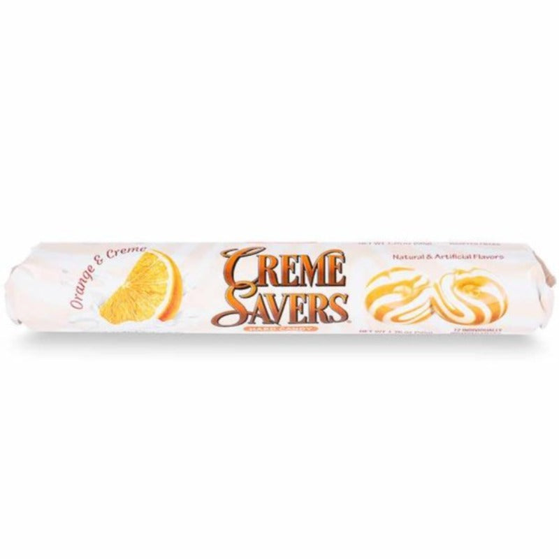 Creme Savers Orange Hard Candy, 12 Pieces
